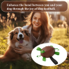 Dog Rugby Football With Straps, Interactive Dog Toys For Boredom, Dog Water Toy, Dog Balls For Small And Medium Breeds-Indoor & Outdoor Play