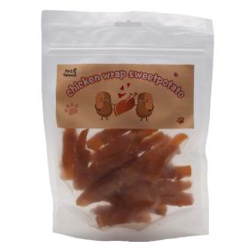 Dog Treats - Chicken Wrapped Sweet Potato Dog Snacks, Best Twists for Training Small Medium Large Dogs-Chicken Wrapped Sweet Potato, 8 oz