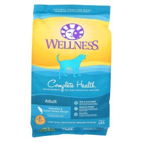 Wellness Pet Products Dog Food - White Fish And Sweet Potatoes Recipe - 15 lbs.