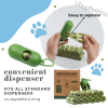 255 bags in 17 rolls; Portable pet waste bags; Environmental poop bag; Portable biodegradable pet waste bag