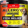 Dog Anti Itch Allergy Relief Chews; Dry, Itchy Skin, Hot Spot Treatment;  Seasonal Allergies Medicine for Dogs