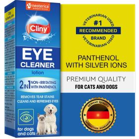 Cat/Dog Eye Wash Drops; Tear Stain Remover/Cleaner; Eye Infection Treatment; Helps Prevent Pink Eye; Relieves Allergies Symptoms, Runny Dry Eyes