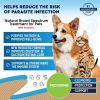 Dogs/Cats Natural Worm Treatment with Probiotic Liquid Herbal Medicine, Prevention Medication Supplement Drops for Kittens and Puppies for Daily Use