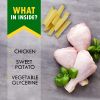 Dog Sweet Potato Wrapped with Chicken, Pet Natural Chew Treats, Grain Free, Organic Meat, Human Grade Dried Snacks in Bulk for Training