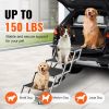 VEVOR Dog Stair for Cars 4-step Folding Dog Steps, Aluminum Loads up to 150 lbs