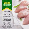 Calcium Bones Wrapped with Chicken, Rawhide Free Chew Treats, Pet Healthy Dried Snacks, Grain Free, Organic Meat Chews for Training