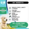 Hemp Calming Chews for Dogs/Puppy; Pet Separation Anxiety Relief Treats & Calms Aggressive Behavior; Melatonin Anti Stress Treatment