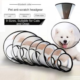 Anti Licking Collar Medical Recovery Cone Ring, Pets Elizabethan Collar Healthy Pet Accessories (Color: White, size: 3)