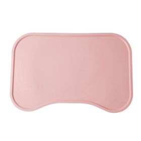 Dog Food Mat For Floors Waterproof, Thicker Cat Food Mat Non-Slip, Dog Bowl Mats For Food And Water, Pet Feeding Mat Silicone (Color: Pink)