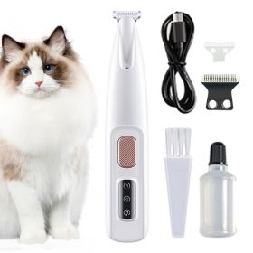 Dog Paw Trimmer Dog Paw Trimmers For Small Dogs Paw Trimmer Rechargeable Cordless Nail Grinder Shaver For Cats And Other Pets (Color: Blade package)