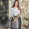 Console Pet Car Seat with Storage Pocket, Booster Car Seat, Portable Pet Travel Bag, Machine Washable Pet Seat