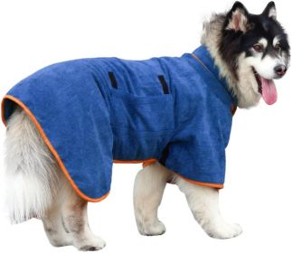 Dog Drying Towel, Microfiber Material, Quick-Drying, Super Absorbent (size: L)