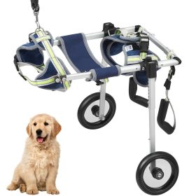 VEVOR 2 Wheels Dog Wheelchair for Back Legs, Lightweight & Adjustable Dog Cart/Wheelchair for Injured, Disabled (size: Extra Small (XS))