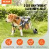 VEVOR 2 Wheels Dog Wheelchair for Back Legs, Lightweight & Adjustable Dog Cart/Wheelchair for Injured, Disabled