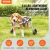 VEVOR 2 Wheels Dog Wheelchair for Back Legs, Lightweight & Adjustable Dog Cart/Wheelchair for Injured, Disabled