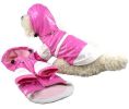 Two-Tone PVC Waterproof Adjustable Pet Raincoat